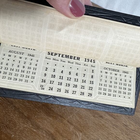 Arrow Safety Device Mt Holly New Jersey 1945 Advertising Calendar MCM Ads 1940s - Picture 7 of 8